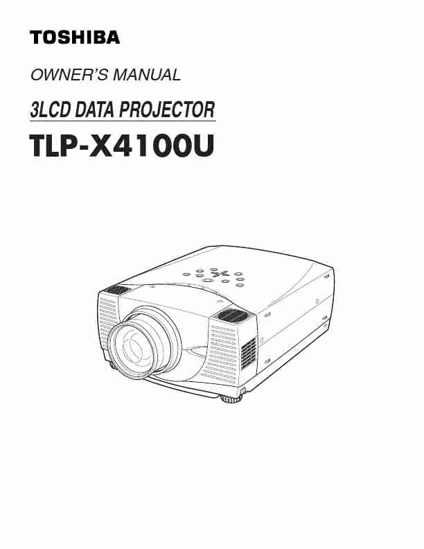 Toshiba Projector X4100-page_pdf
